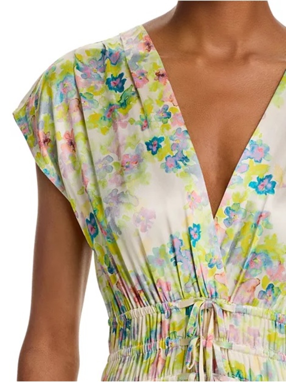 Derek Lam 10 Crosby Fatima Floral Midi Dress NWT - Picture 2 of 12